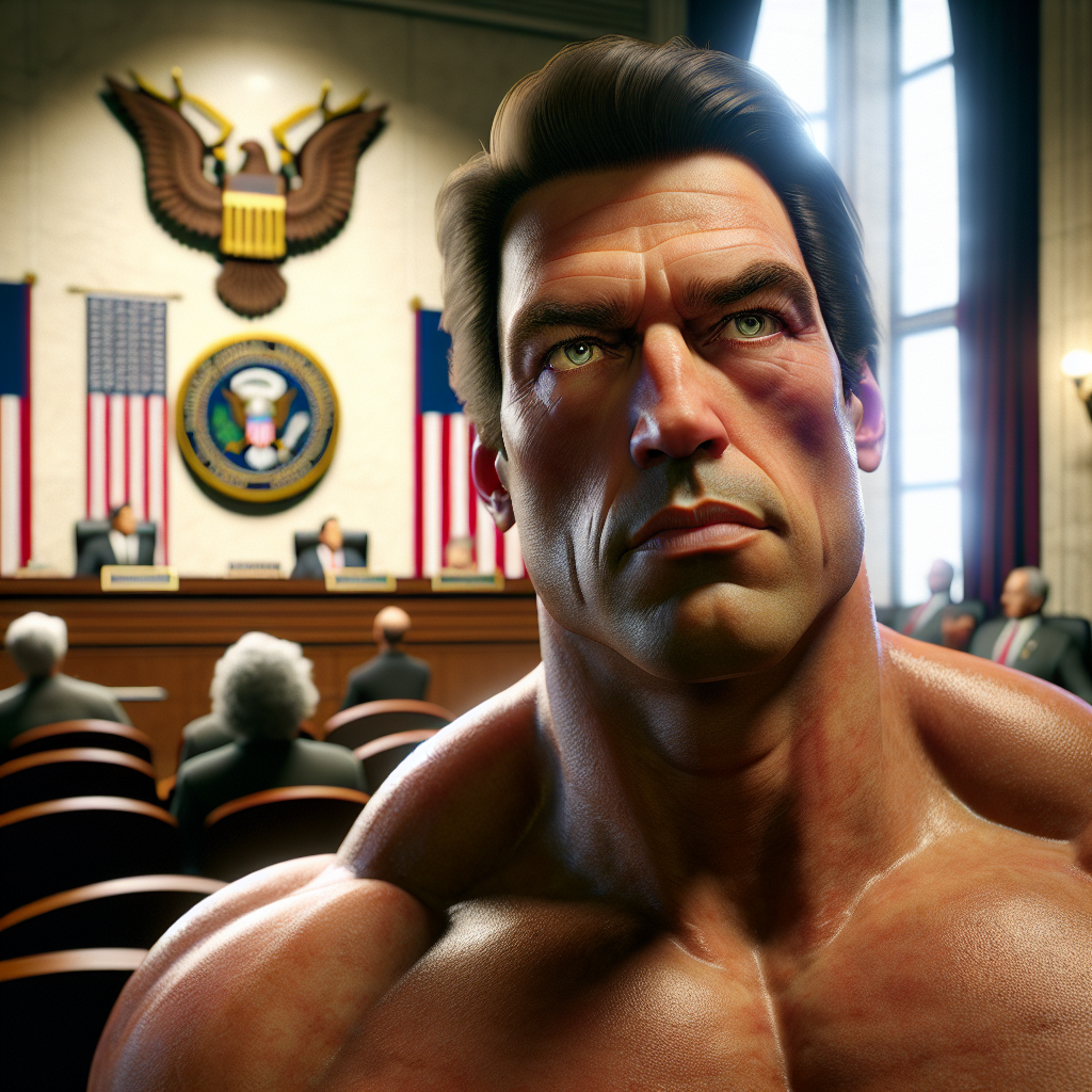 Congressman beermusclesz confronts opponents over gerrymandering claims.