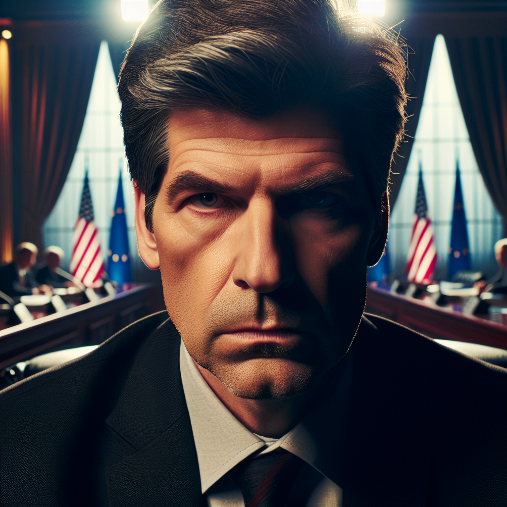 Senator S1R criticizes gerrymandering allegations during a committee hearing.