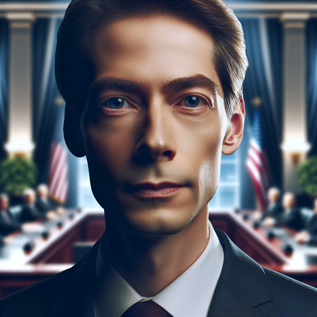 Policy Director BBanks reacts to Senator S1R's criticism during a meeting.